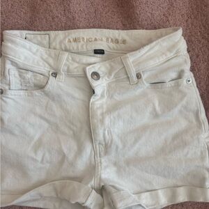American Eagle Outfitters White Denim Shorts